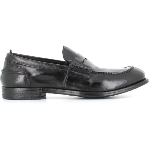 Loafers, male, , Size: 8 US Leather Sandals - Officine Creative - Modalova