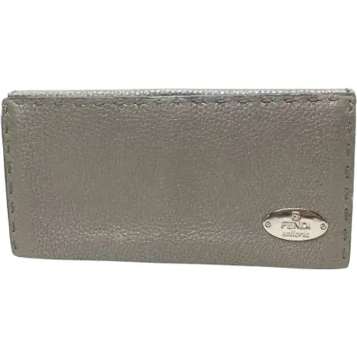 Pre-owned Wallets, female, , Size: ONE SIZE Pre-owned Leather wallets - Fendi Vintage - Modalova