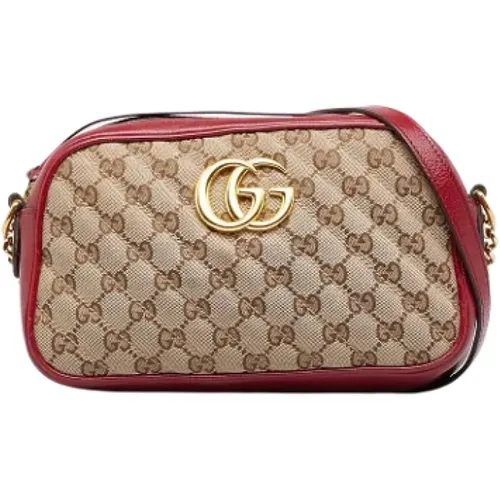 Pre-owned Shoulder Bags, female, , Size: ONE SIZE Pre-owned Canvas gucci-bags - Gucci Vintage - Modalova