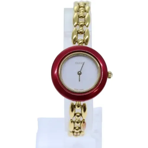 Pre-owned Metal watches , female, Sizes: ONE SIZE - Gucci Vintage - Modalova