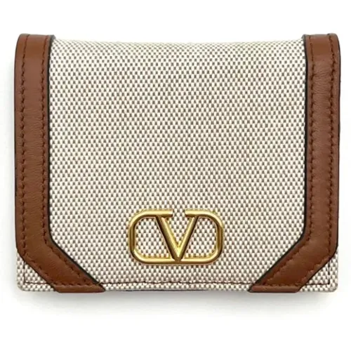 Pre-owned Canvas wallets , female, Sizes: ONE SIZE - Valentino Vintage - Modalova