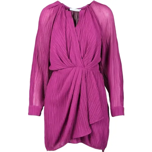 Short Dresses, female, , Size: L Elegant Dress with Polyester and Elastane - IRO - Modalova