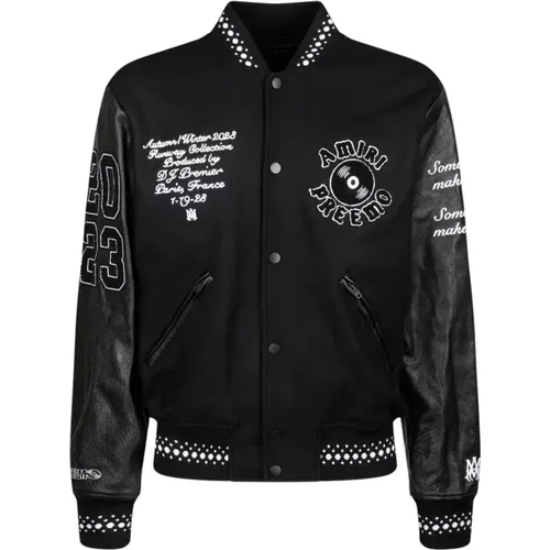 Bomber Jackets, male, , Size: XL Diamond Embroidered Work Jacket - Amiri - Modalova