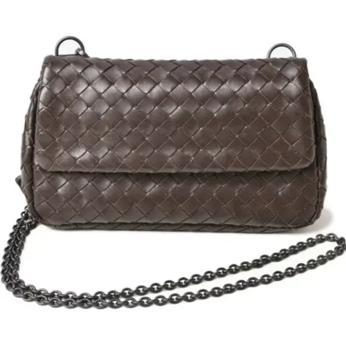 Pre-owned Cross Body Bags, female, , Size: ONE SIZE Pre-owned Fabric clutches - Bottega Veneta Vintage - Modalova