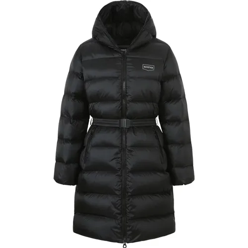 Long Down Jacket with Hood , female, Sizes: L, 2XS, M, XS, S - duvetica - Modalova