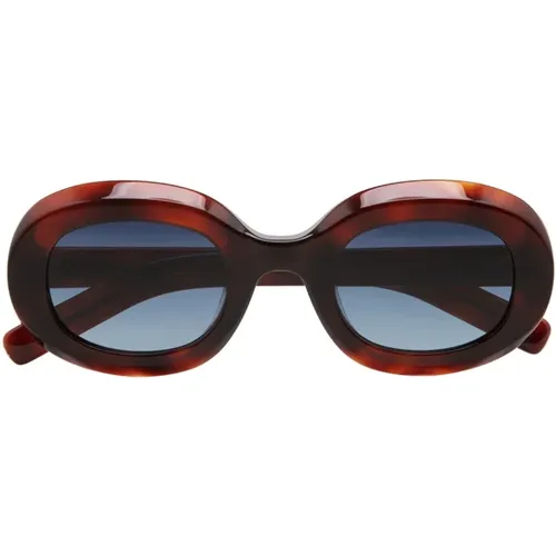 Laroy Oval Acetate Sunglasses - , female, Sizes: 49 MM - Kaleos - Modalova