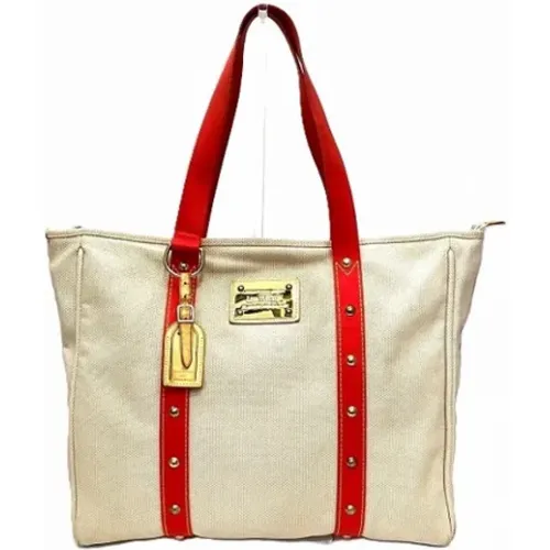 Pre-owned Tote Bags, female, , Size: ONE SIZE Pre-owned Canvas louis-vuitton-bags - Louis Vuitton Vintage - Modalova