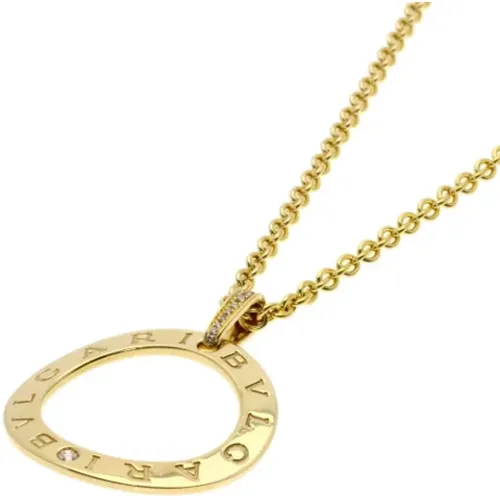 Pre-owned Jewellery, female, , Size: ONE SIZE Pre-owned Gold necklaces - Bvlgari Vintage - Modalova