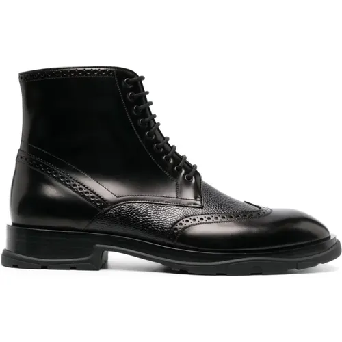 Lace-up Boots, male, , Size: 8 US Boots - alexander mcqueen - Modalova