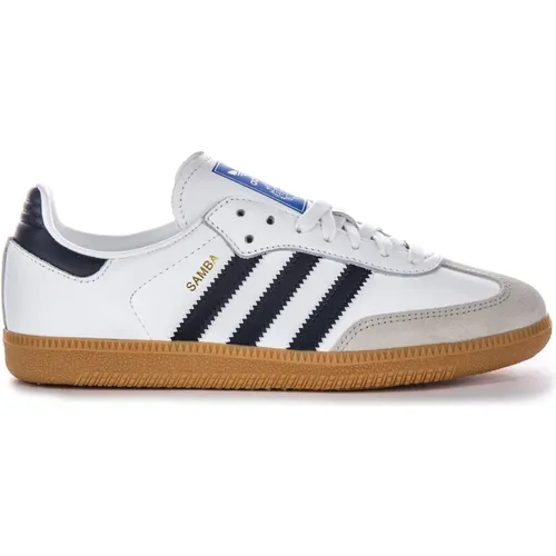 Classic Samba OG Sneakers Navy , male, Sizes: 2 UK, 10 UK - Adidas - Modalova