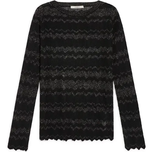 Gewellter WEG Pullover , Damen, Größe: XL - MALIPARMI - Modalova