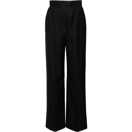 Wool Pinstripe Trousers , female, Sizes: S - alexander mcqueen - Modalova