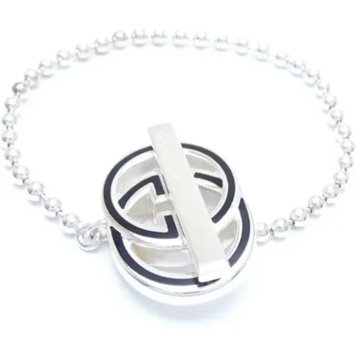 Pre-owned Jewellery, female, , Size: ONE SIZE Pre-owned Silver bracelets - Gucci Vintage - Modalova