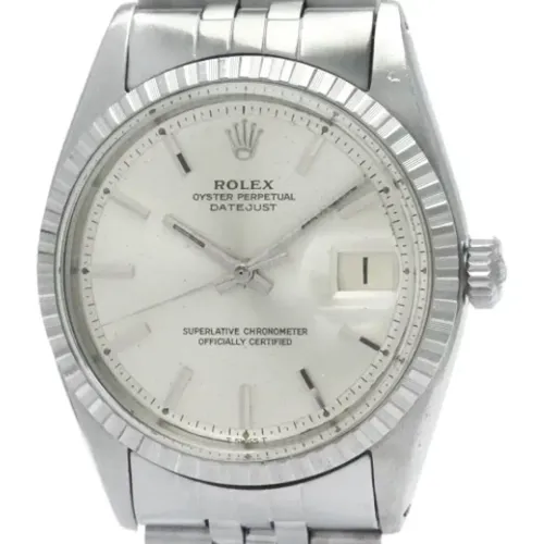 Pre-owned Stainless Steel watches , male, Sizes: ONE SIZE - Rolex Vintage - Modalova