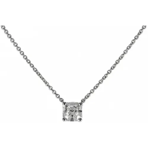 Pre-owned Jewellery, female, , Size: ONE SIZE Pre-owned Platinum necklaces - Tiffany & Co. Pre-owned - Modalova