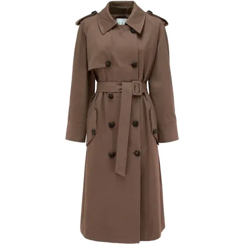 Oversized Cotton Trench Coat , female, Sizes: 2XS - MVP wardrobe - Modalova