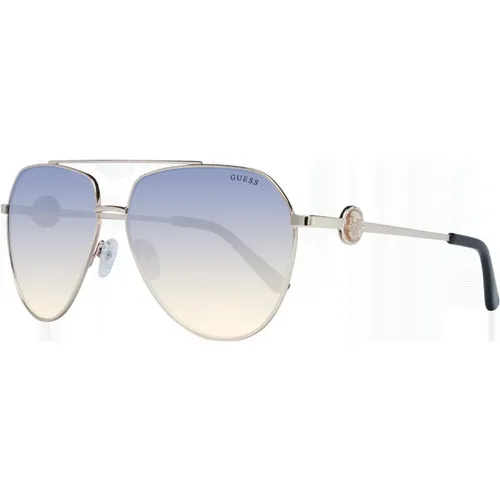 Gold Aviator Sunglasses , female, Sizes: ONE SIZE - Guess - Modalova