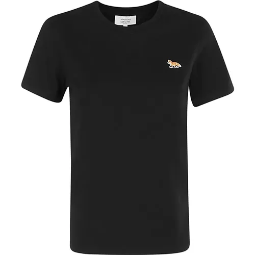 Niedliches Fox T-Shirt , Damen, Größe: S - Maison Kitsuné - Modalova