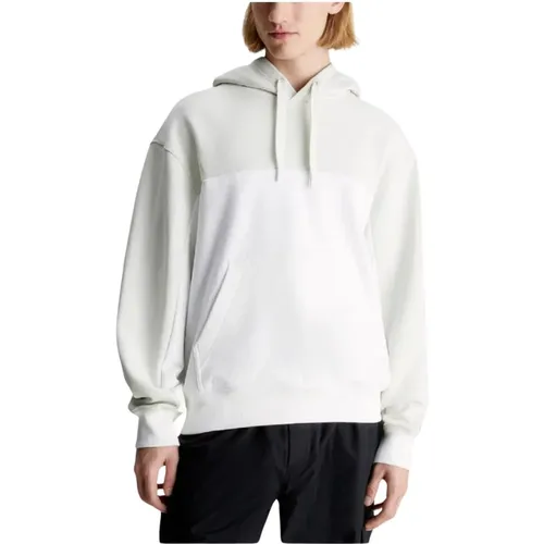 Hoodies, male, , Size: L Modern Colorblock Sweatshirt - Calvin Klein - Modalova