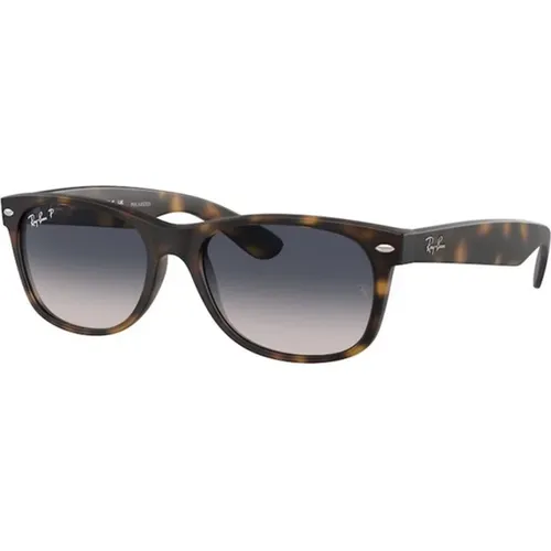 Sunglasses, unisex, , Size: 55 MM Classic Wayfarer Sunglasses Blue Frames - Ray-Ban - Modalova