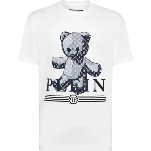 Casual Grafik T-Shirt Fadcmtk7432Pjy002N01 , Herren, Größe: 2XL - Philipp Plein - Modalova