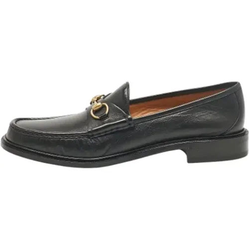 Pre-owned Flats, male, , Size: 15 US Pre-owned Leather flats - Gucci Vintage - Modalova