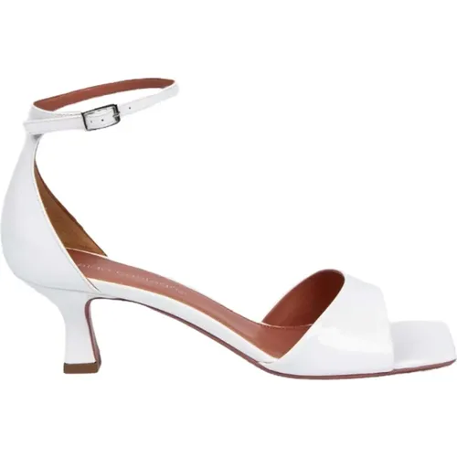 Patent Leather Ankle Strap Sandals , female, Sizes: 5 1/2 UK, 4 UK, 5 UK, 6 UK, 8 UK, 7 UK, 3 UK, 4 1/2 UK - Aldo Castagna - Modalova