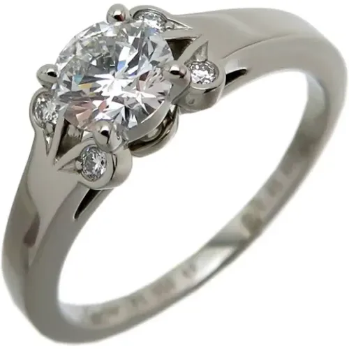 Pre-owned Jewellery, female, , Size: ONE SIZE Pre-owned Platinum rings - Cartier Vintage - Modalova