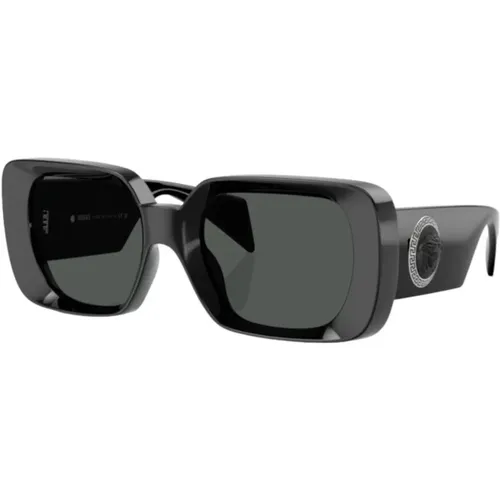 Retro Futuristic Oversize Sunglasses , female, Sizes: 54 MM - Versace - Modalova