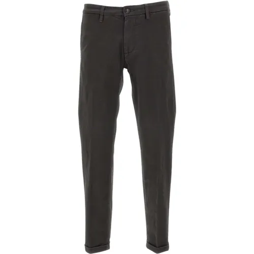 Chinos, male, , Size: W40 Men`s Clothing Trousers Grey Aw22 - Re-Hash - Modalova