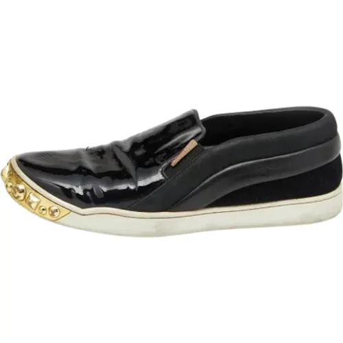 Pre-owned Flats, female, , Size: 8 US Pre-owned Leather sneakers - Louis Vuitton Vintage - Modalova