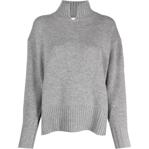 Graue Pullover für Frauen , Damen, Größe: S - allude - Modalova