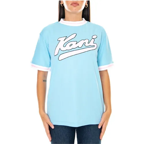 T-Shirts , Damen, Größe: XS - Karl Kani - Modalova