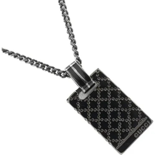 Pre-owned Jewellery, female, , Size: ONE SIZE Pre-owned Silver necklaces - Gucci Vintage - Modalova