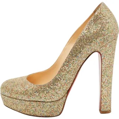 Pre-owned Pumps, female, , Size: 8 US Pre-owned Fabric heels - Christian Louboutin Pre-owned - Modalova