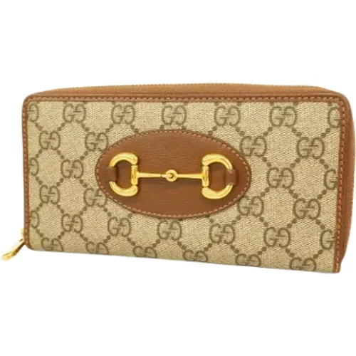 Pre-owned Leather wallets , female, Sizes: ONE SIZE - Gucci Vintage - Modalova