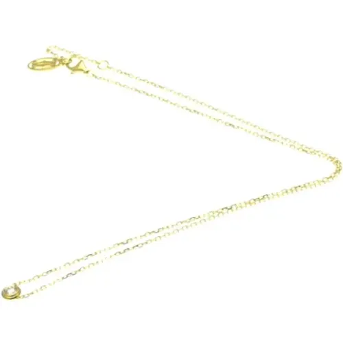 Pre-owned Gold necklaces , female, Sizes: ONE SIZE - Cartier Vintage - Modalova