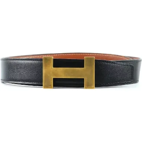 Pre-owned Leather belts , male, Sizes: ONE SIZE - Hermès Vintage - Modalova