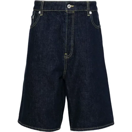 Denim Shorts mit Frontreißverschluss , Herren, Größe: W34 - Kenzo - Modalova