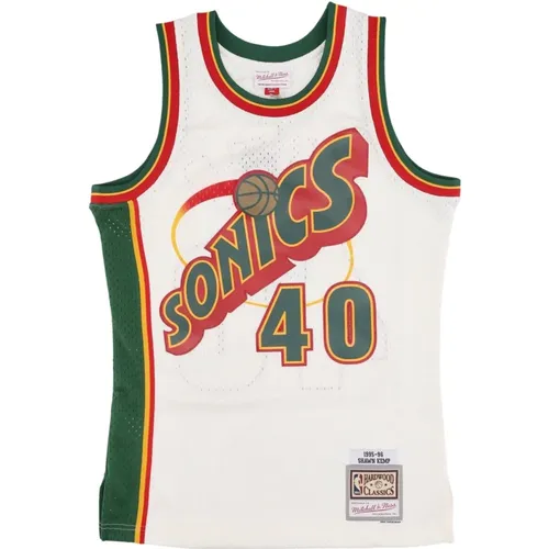 Sportswear, male, , Size: S Seattle Supersonics Basketball Tank Top - Mitchell & Ness - Modalova