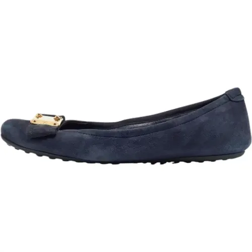 Pre-owned Flats, female, , Size: 9 US Pre-owned Suede flats - Louis Vuitton Vintage - Modalova