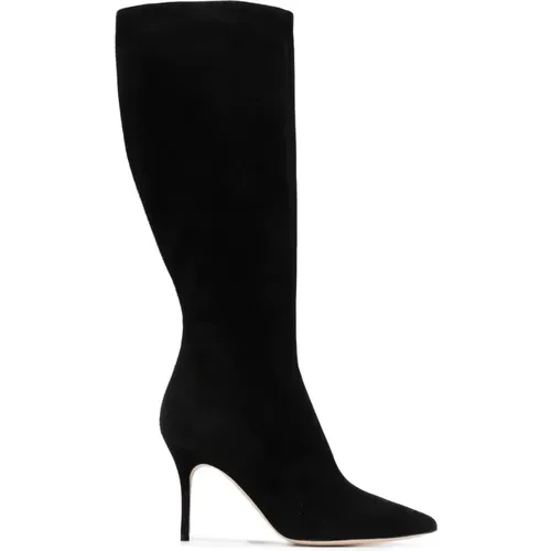 Oara 090 Suede Boots , female, Sizes: 3 1/2 UK - Manolo Blahnik - Modalova