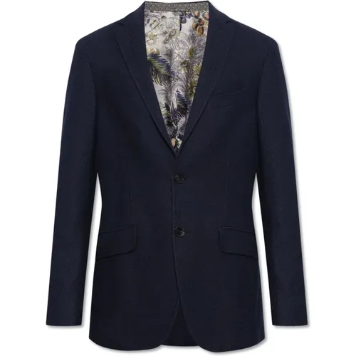 Blazers, male, , Size: M Single-breasted blazer - ETRO - Modalova