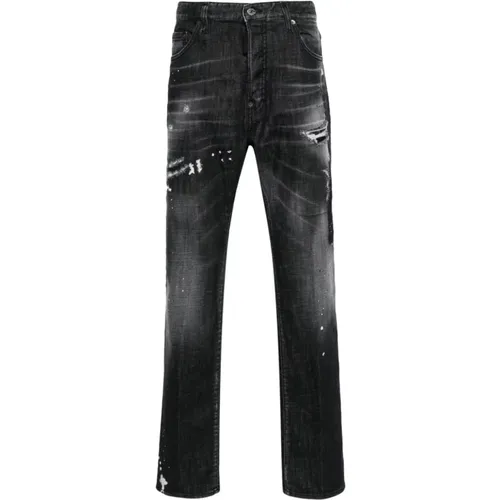 Schwarze 642 Jeans , Herren, Größe: S - Dsquared2 - Modalova