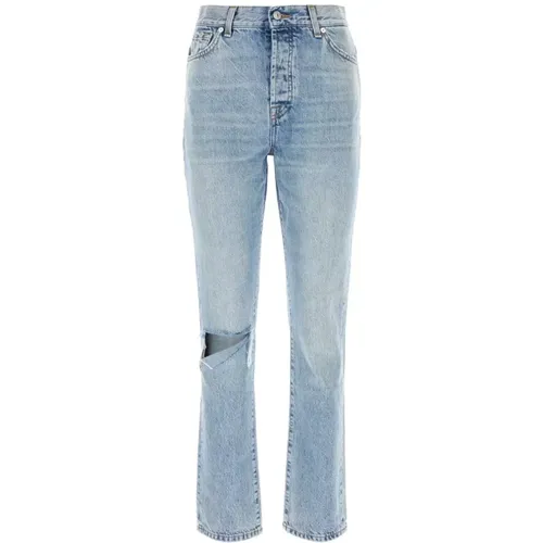 Chiara Biasi X Skinny Denim Jeans , Damen, Größe: W26 - 7 For All Mankind - Modalova