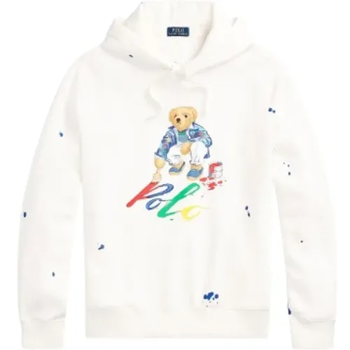 Hoodies, male, , Size: S Bear Hooded Sweatshirt - Polo Ralph Lauren - Modalova