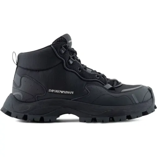 Casual Trainers with Rubber Sole , male, Sizes: 11 UK, 7 UK - Emporio Armani - Modalova