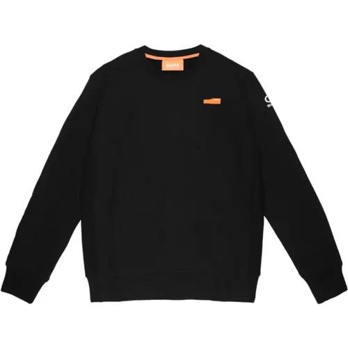 Schwarzer Stylischer Sweatshirt , Herren, Größe: S - Suns - Modalova