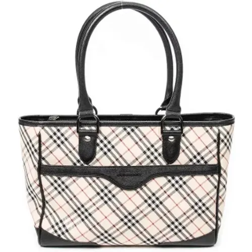 Pre-owned Tote Bags, female, , Size: ONE SIZE Pre-owned Canvas handbags - Burberry Vintage - Modalova