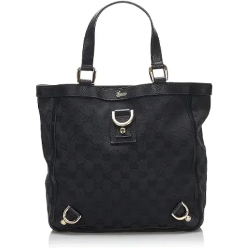 Pre-owned Tote Bags, female, , Size: ONE SIZE Pre-owned Leather handbags - Gucci Vintage - Modalova